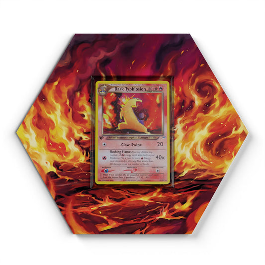 157 Typhlosion Obscur - Extended Artwork Pokemon Card Display