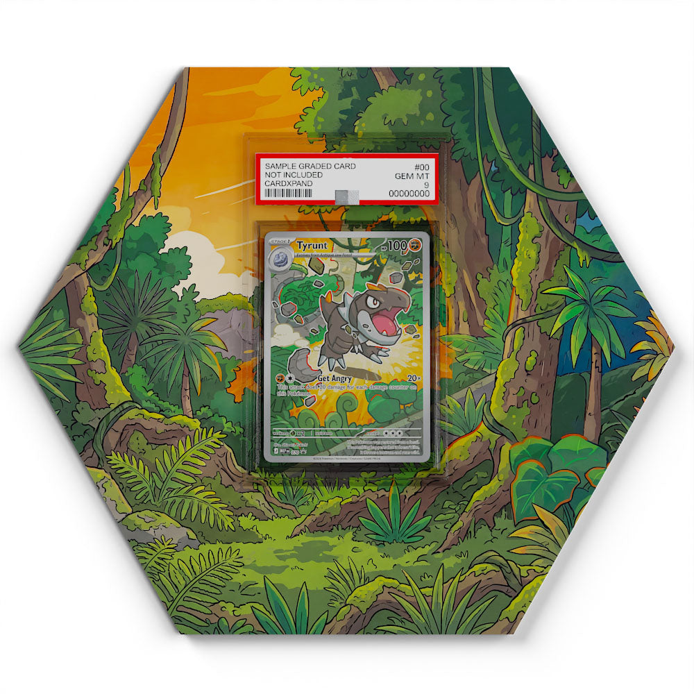 070 Ptyranidur - Extended Artwork Pokemon Card Display