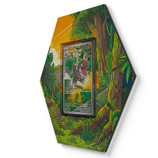 070 Ptyranidur - Extended Artwork Pokemon Card Display