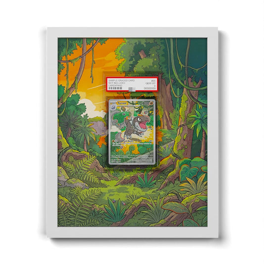 070 Ptyranidur - Extended Artwork Framed Pokemon Card Display