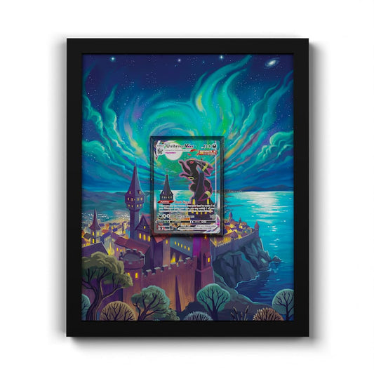 215/203 Noctali VMAX - Extended Artwork Framed Pokemon Card Display