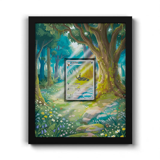 06 Noctali - Extended Artwork Framed Pokemon Card Display