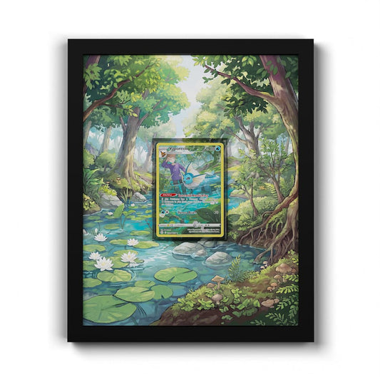 TG02 Aquali - Extended Artwork Framed Pokemon Card Display