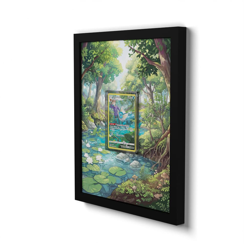 TG02 Aquali - Extended Artwork Framed Pokemon Card Display