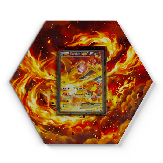 XY121 Charizard EX - Extended Artwork Pokemon Card Display