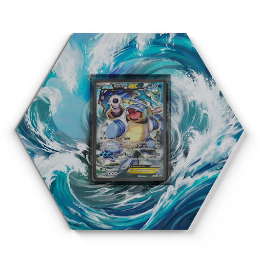 XY122 Blastoise EX - Extended Artwork Pokemon Card Display