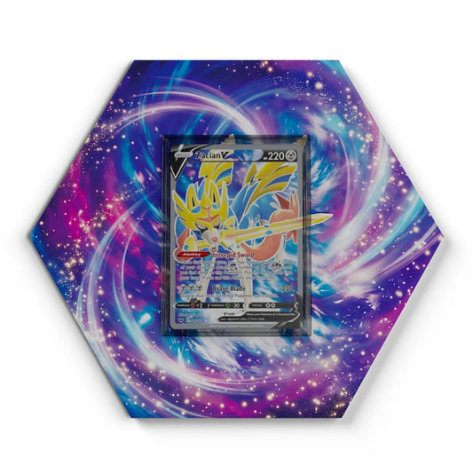195/202 Zacian V - Extended Artwork Pokemon Card Display