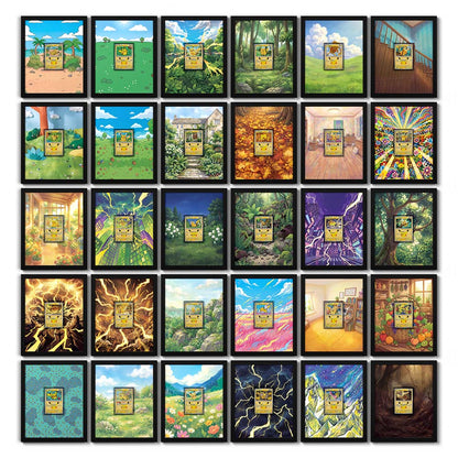 30x Pikachu (30th Anniversary) - Extended Artwork Pokemon Card Frames