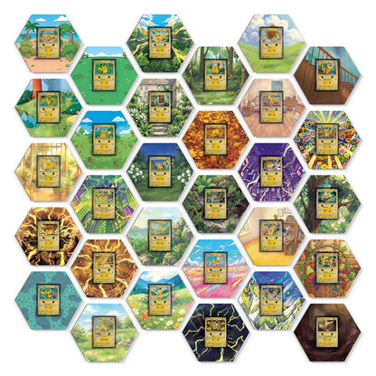 30x Pikachu (30th Anniversary) - Extended Artwork Pokemon Card Displays
