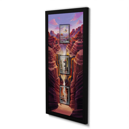 181 Caninos & 220 Lithia - Extended Artwork Framed Pokemon Card Display