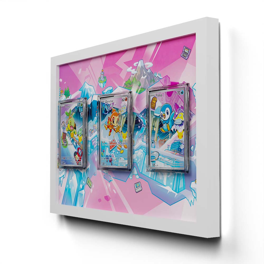 Gen #4 First Partners - Extended Artwork Pokemon Cards Display