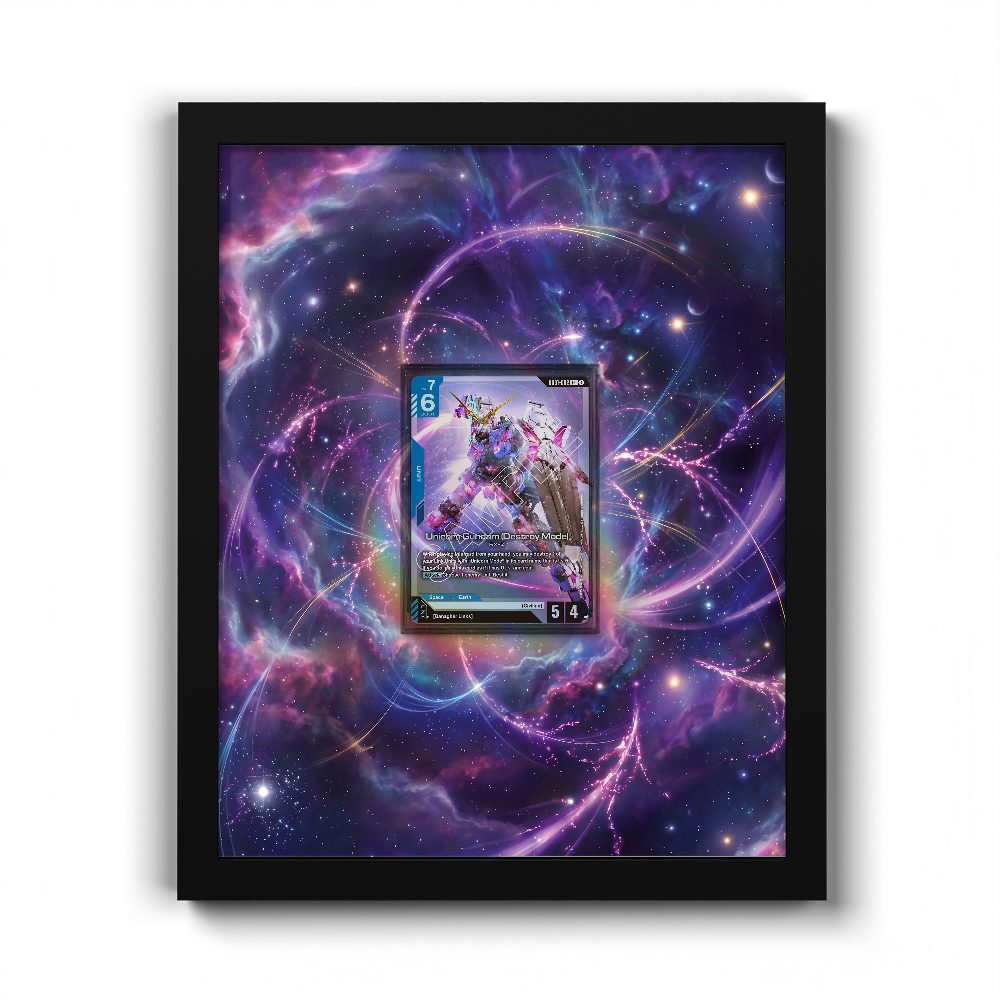 GD01-002 Unicorn Gundam (Destroy Mode) - Extended Artwork Gundam Card Frame
