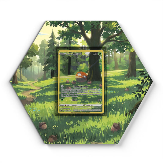 GG01/GG70 Voltorbe de Hisui - Extended Artwork Pokemon Card Display
