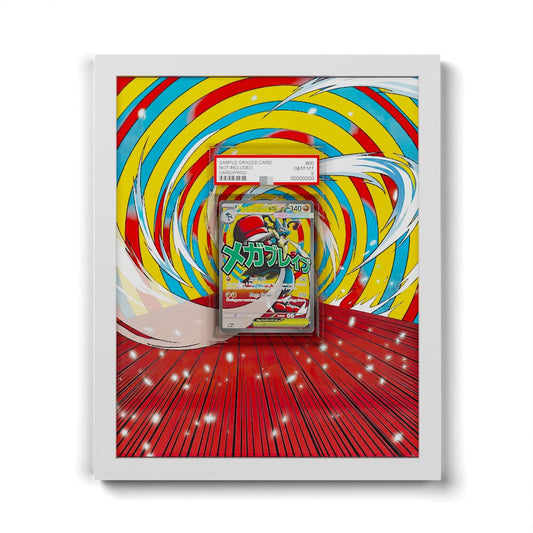 033 Méga-Lucario EX - Extended Artwork Framed Pokemon Card Display