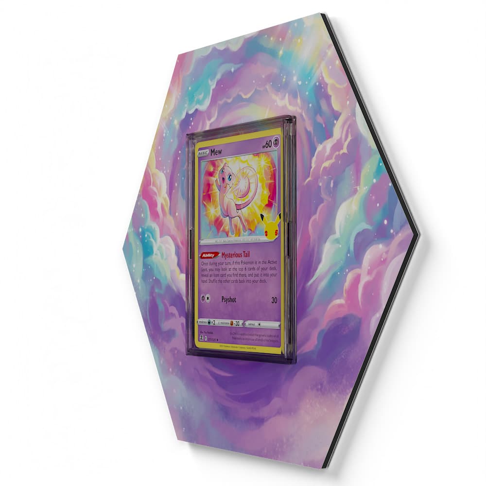 011/025 Mew - Extended Artwork Pokemon Card Display