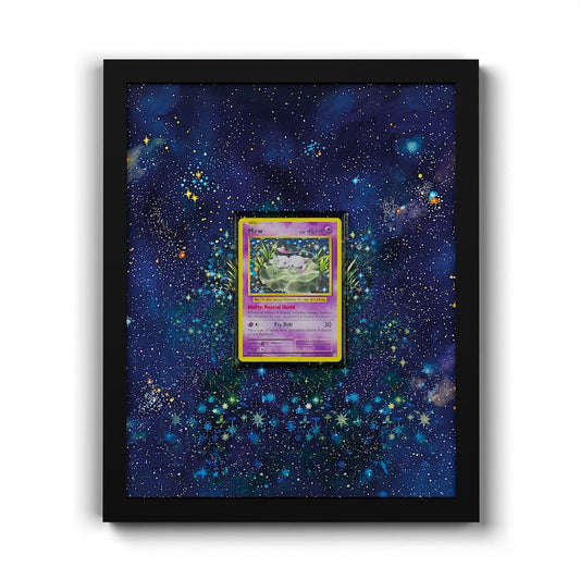 53/108 Mew - Extended Artwork Framed Pokemon Card Display