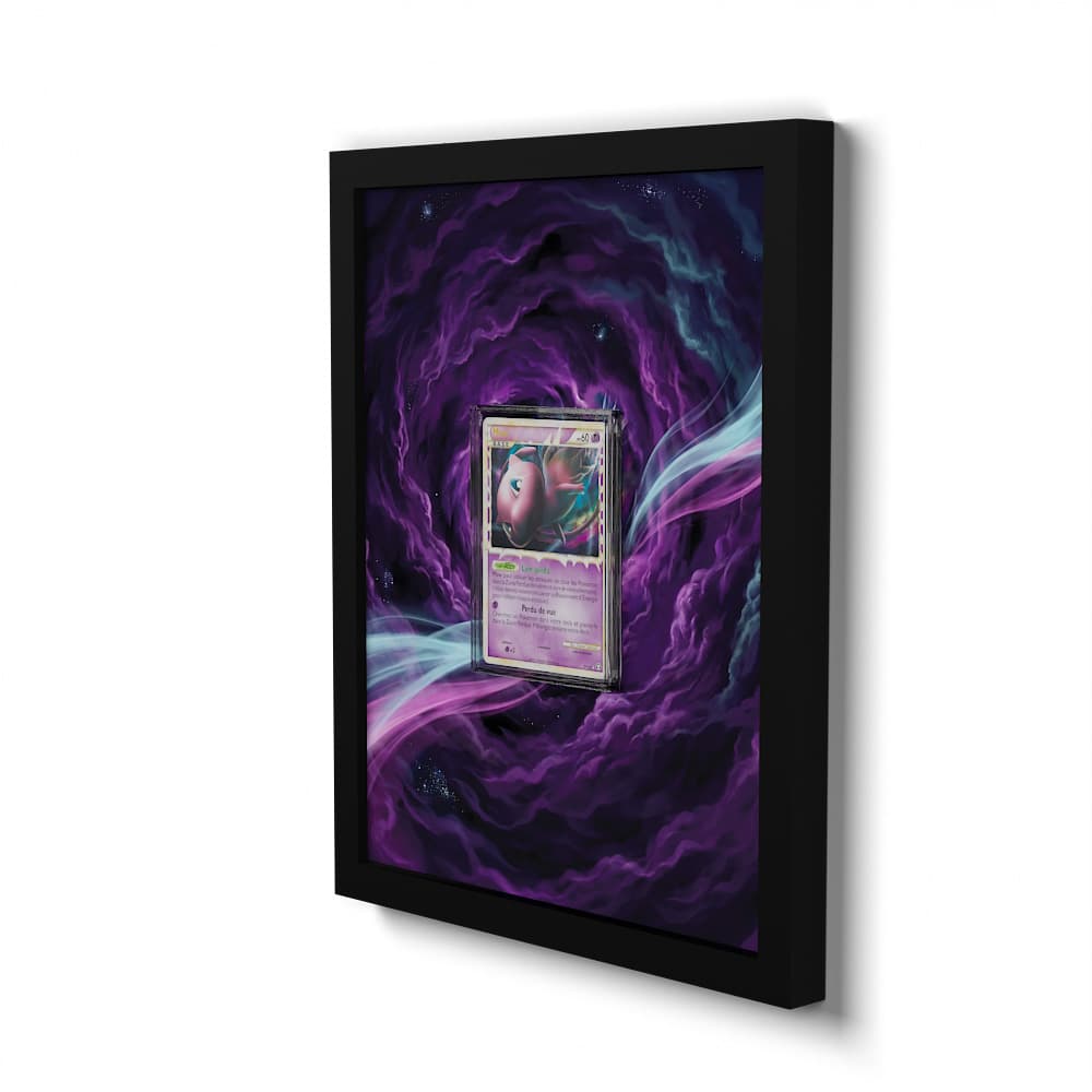 97/102 Mew - Extended Artwork Framed Pokemon Card Display