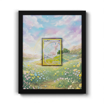 110 Mew XY - Extended Artwork Framed Pokemon Card Display