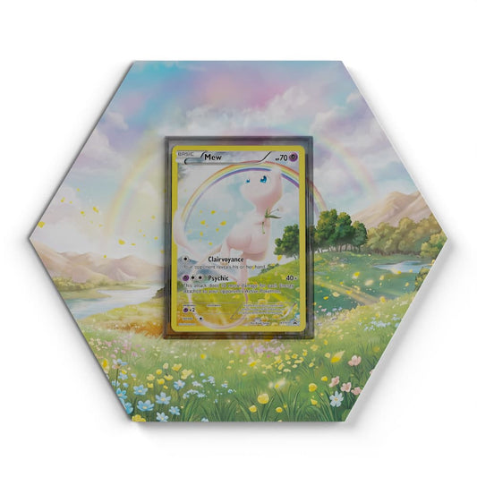 110 Mew XY - Extended Artwork Pokemon Card Display