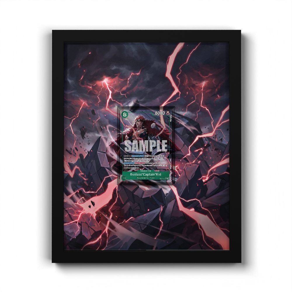 OP01-051 EustassCaptainKid (PRB-01) - Extended Artwork One Piece Card Frame