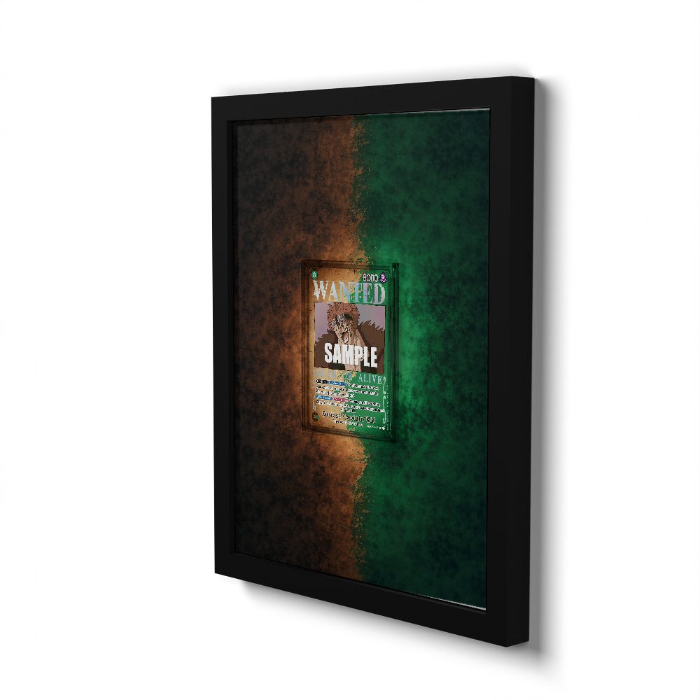OP01-051 EustassCaptainKid Wanted Poster - Extended Artwork One Piece Card Frame
