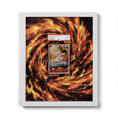 OP02-013 Portgas D Ace - Extended Artwork One Piece Card Frame