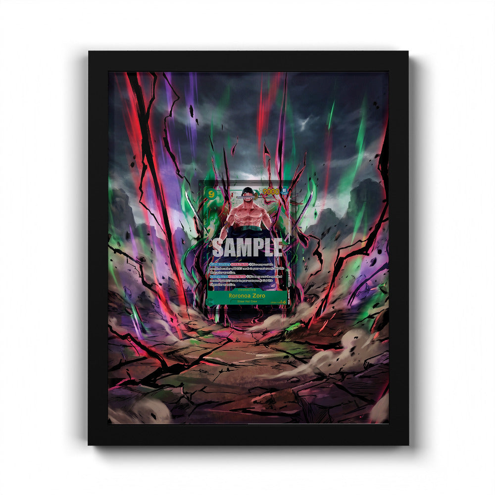 OP06-118 SEC Zoro - Extended Artwork One Piece Card Frame