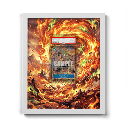 OP08-052 R Portgas D. Ace - Extended Artwork One Piece Card Frame