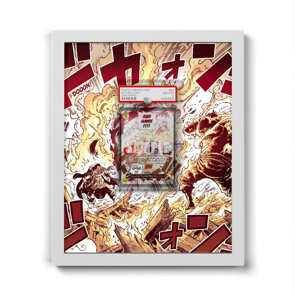 OP11-114 AA Gum-Gum Fire-Fist Pistol Red Hawk - Extended Artwork One Piece Card Frame