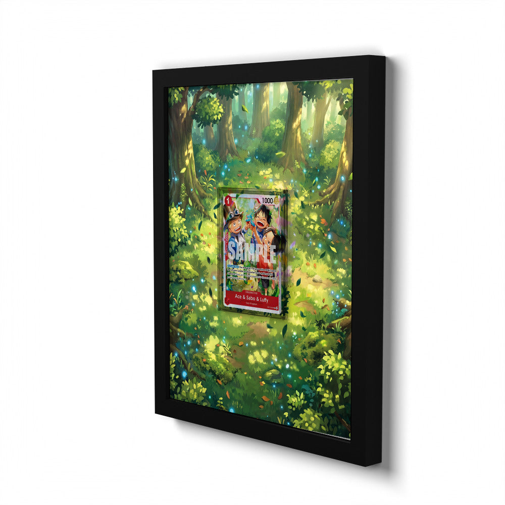 OP13-007 SR Ace & Sabo & Luffy - Extended Artwork One Piece Card Frame