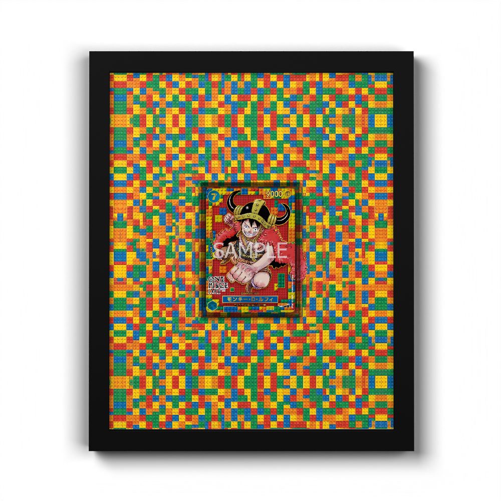 P-110 Monkey D. Luffy - Extended Artwork One Piece Card Frame