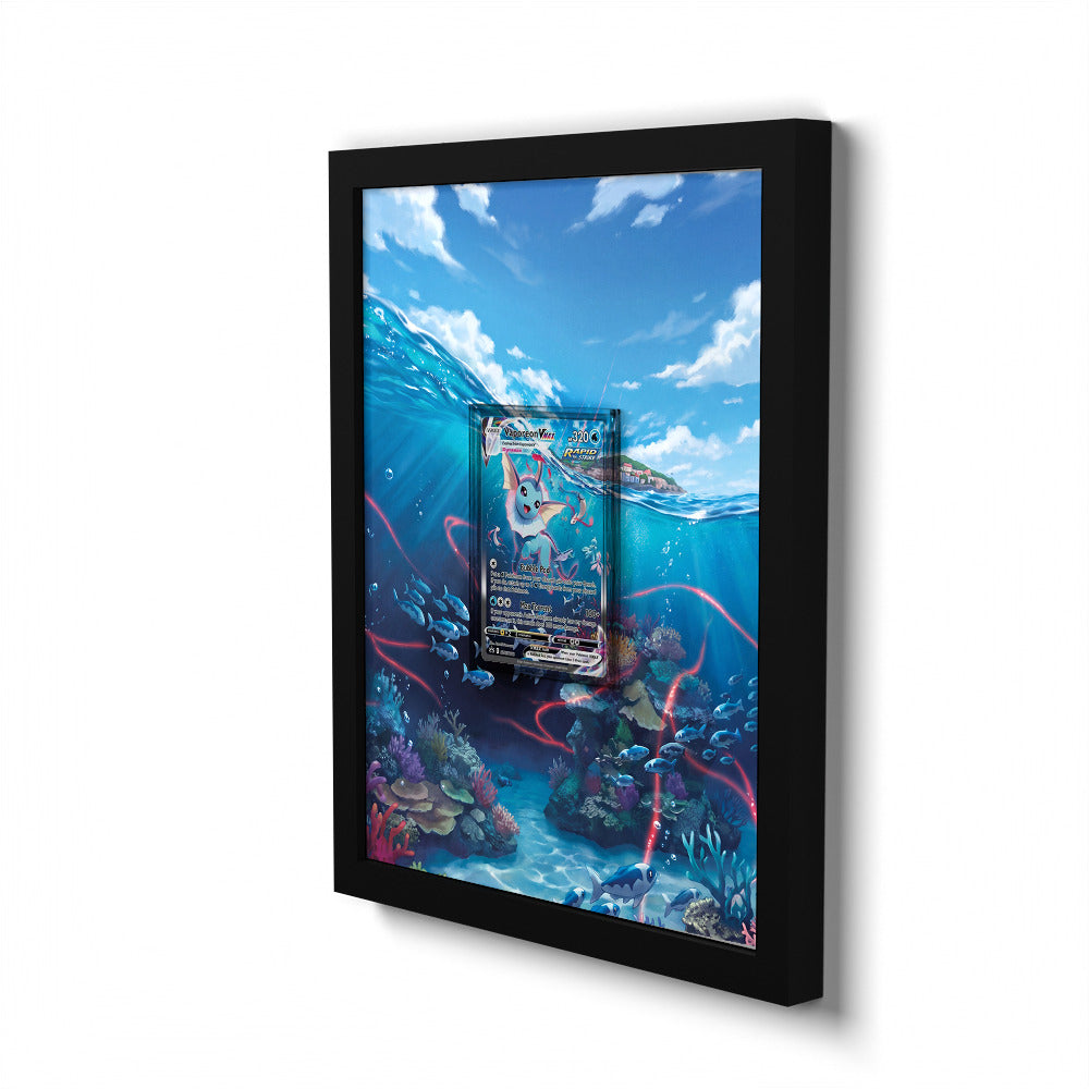 SWSH182 Vaporeon VMAX - Extended Artwork Pokemon Card Frame