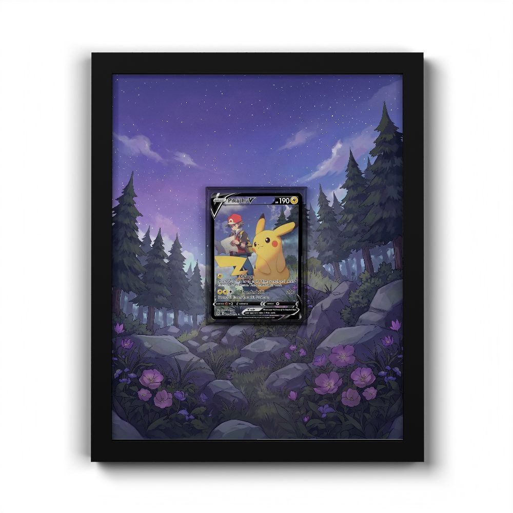 TG16/TG30 Pikachu V - Extended Artwork Pokemon Card Frame
