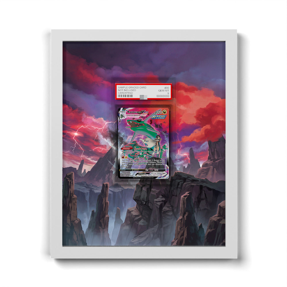 TG20/TG30 Rayquaza VMAX - Extended Artwork Pokemon Card Frame