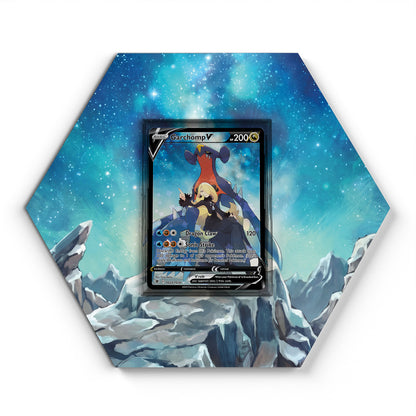 TG23/TG30 Garchomp V - Extended Artwork Pokemon Card Display