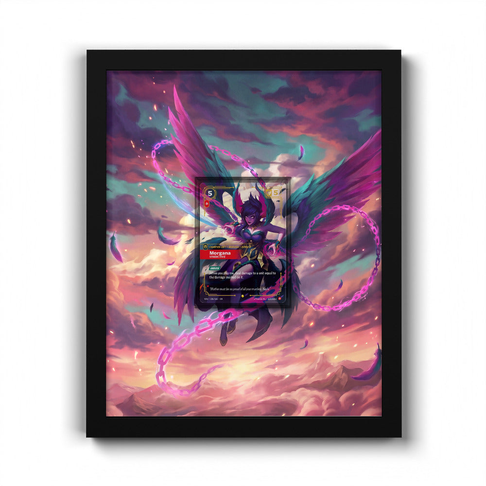 VEN-186 Morgana - Vindictive - Extended Artwork Riftbound Card Frame
