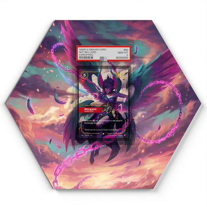 VEN-186 Morgana - Vindictive - Extended Artwork Riftbound Card Display
