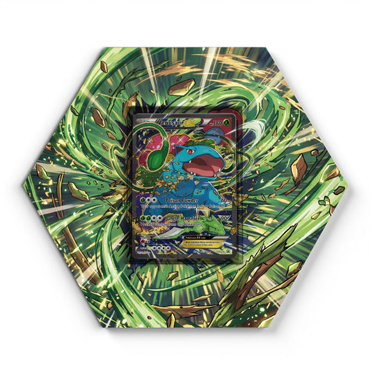 XY123 Venusaur ex - Extended Artwork Pokemon Card Display