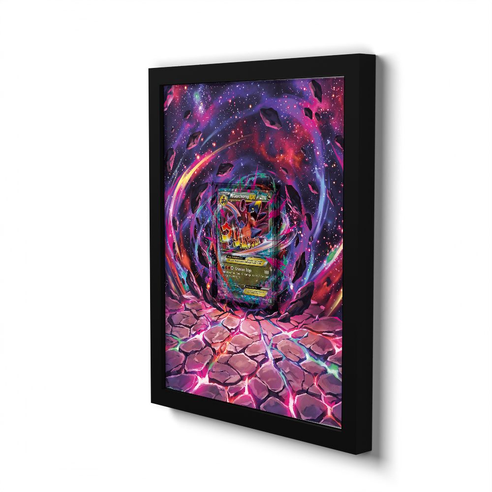 XY168 M Garchomp EX - Extended Artwork Pokemon Card Frame
